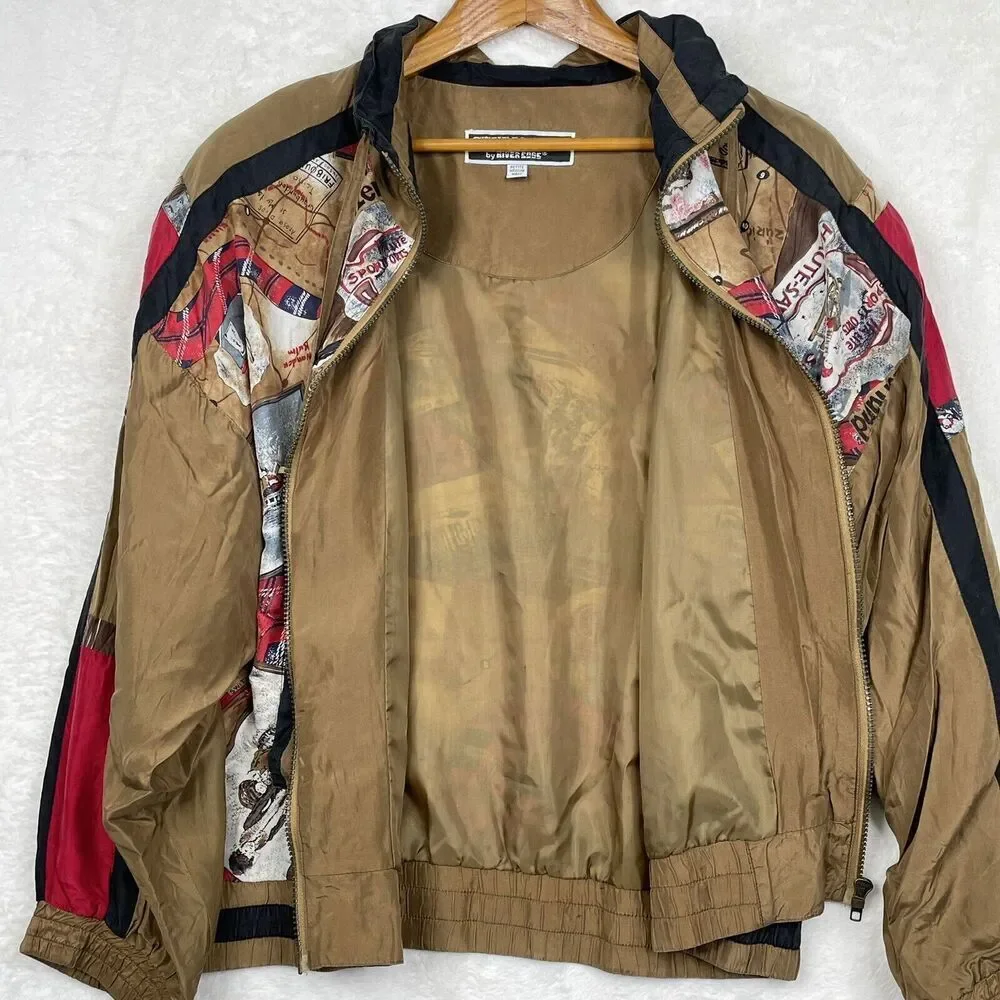 Vintage Studio Ray Track Jacket Womens Petite Med Silk Lined Switzerland Art - Picture 6 of 15